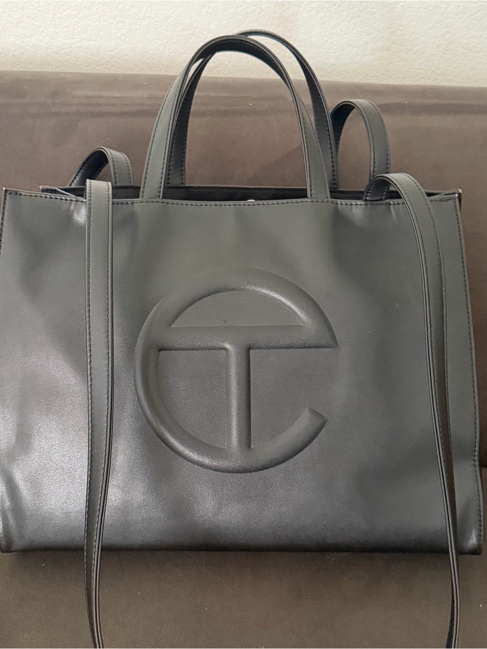 Telfar Medium Shopping Bag (Black)